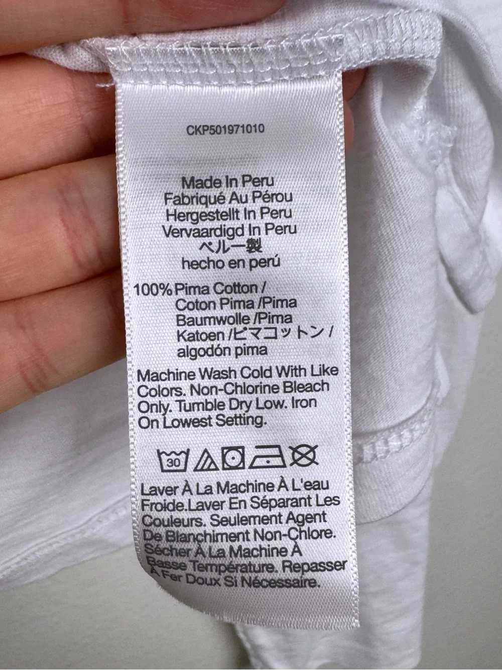 Madewell Soft Slub Jersey Cotton Smocked Long Sleeve Top White Size S NWT